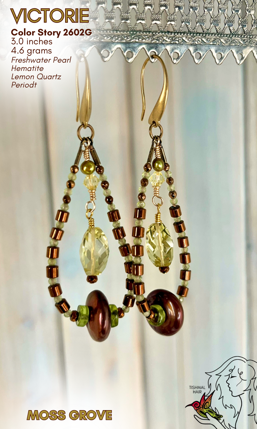 Moss Grove Victorie Earrings 2602G