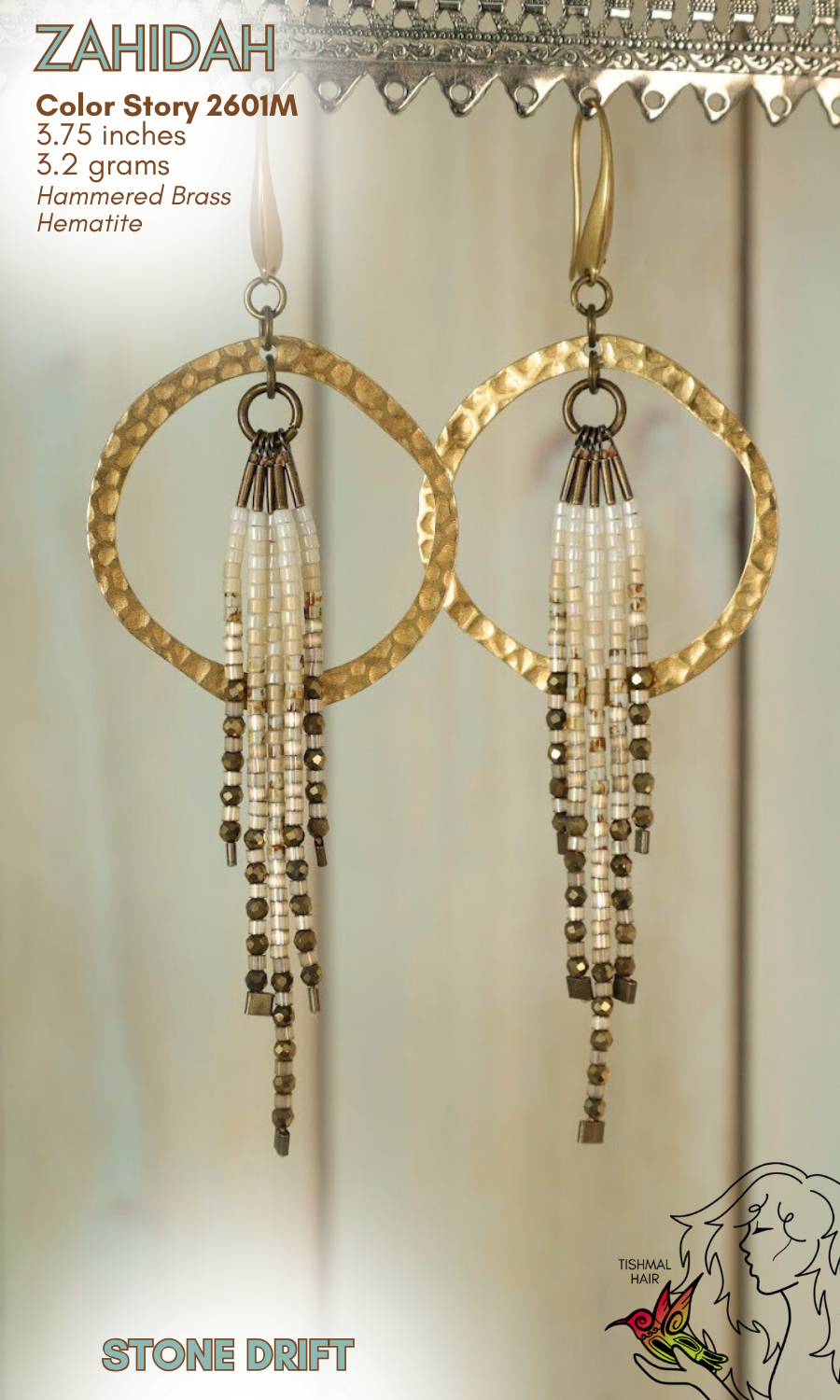 Stone Drift Zahidah Earrings 2601M