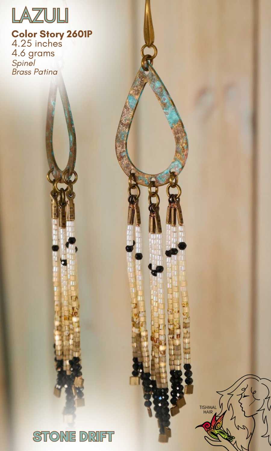Stone Drift Lazuli Earrings 2601P