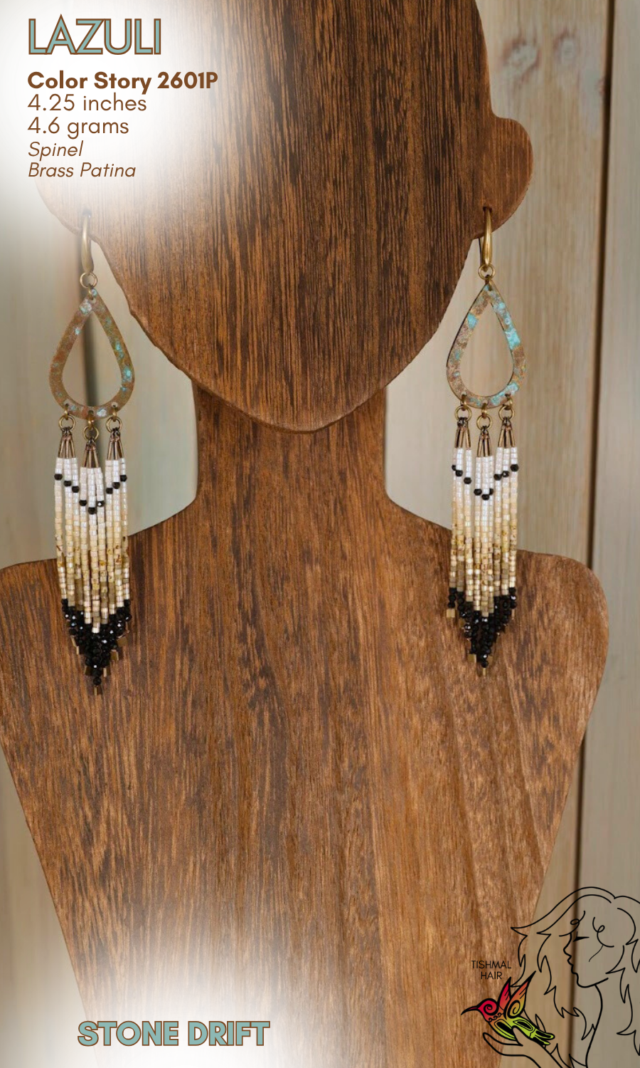 Stone Drift Lazuli Earrings 2601P