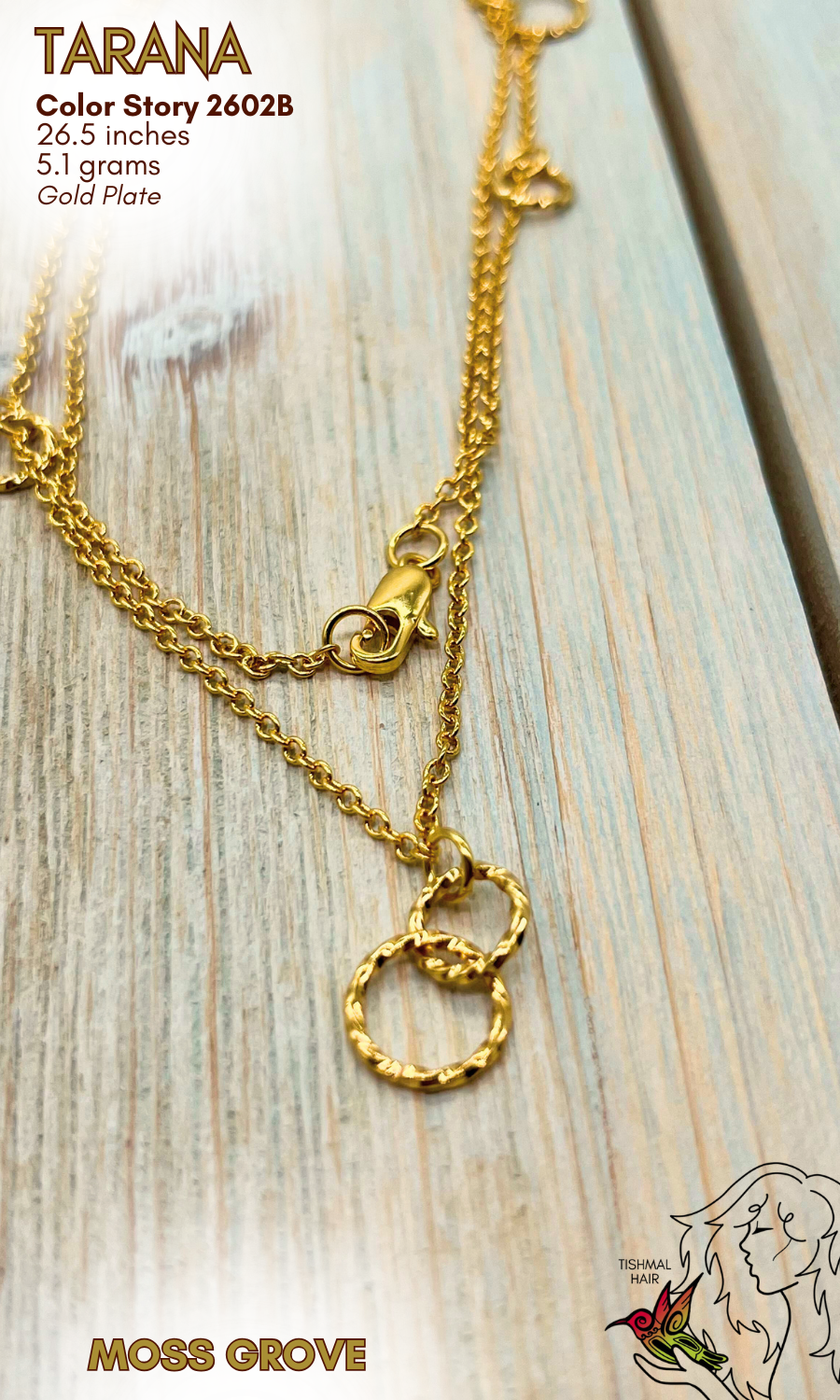 Moss Grove Tarana Necklace 2602B