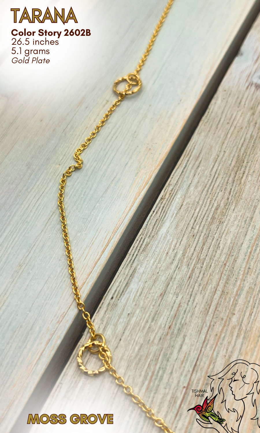 Moss Grove Tarana Necklace 2602B