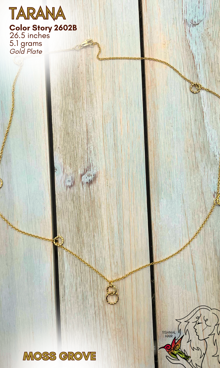 Moss Grove Tarana Necklace 2602B