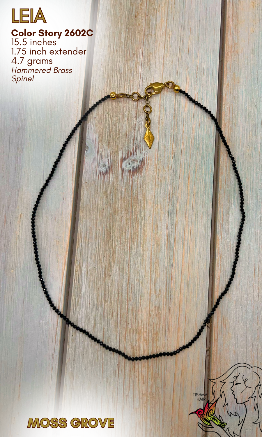 Moss Grove Leia Necklace 2602C