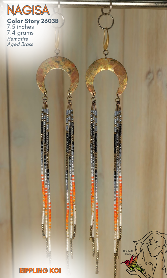 Rippling Koi Nagisa Earrings 2603B