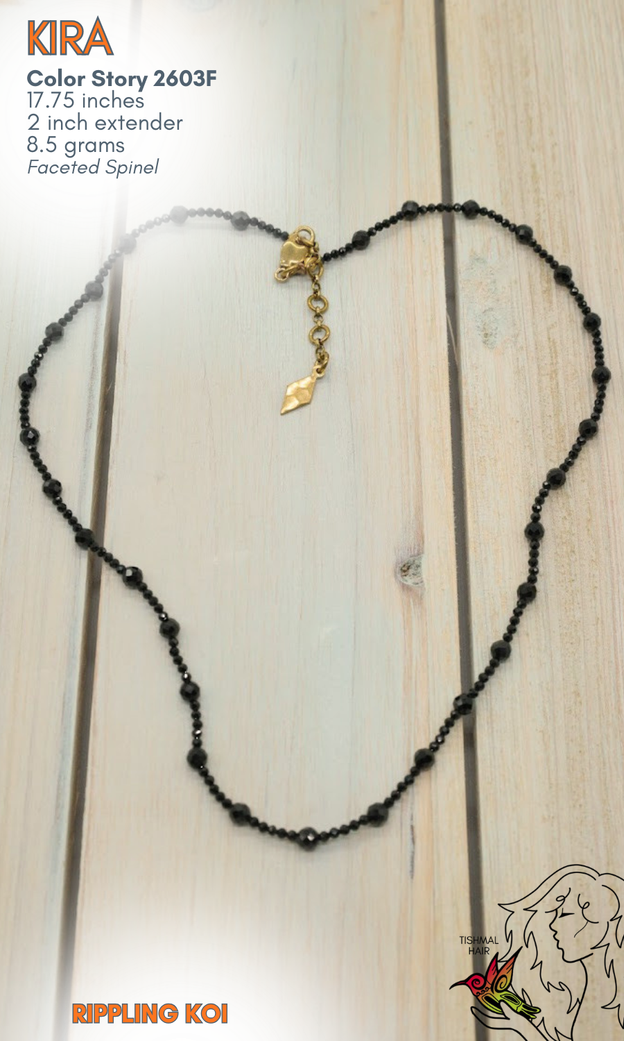Rippling Koi Kira Necklace 2603F