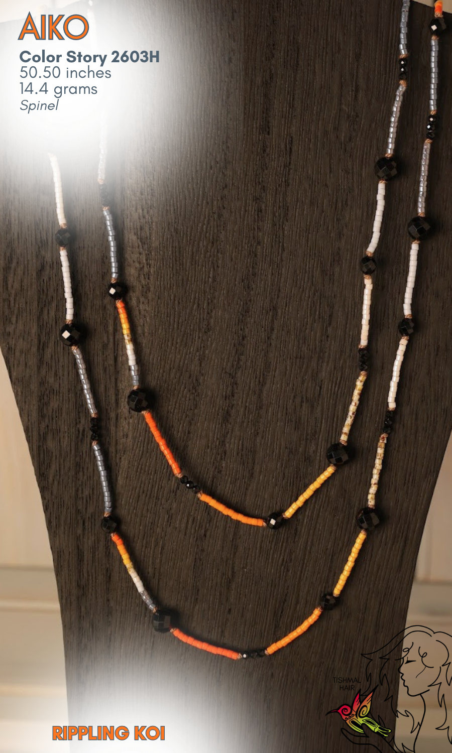 Rippling Koi Aiko Necklace 2603H