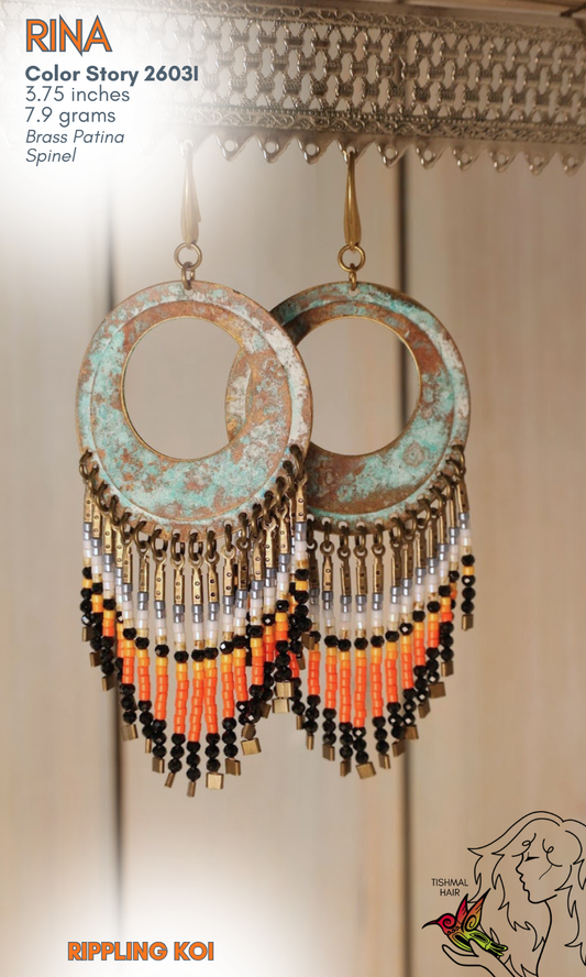 Rippling Koi Rina Earrings 2603I