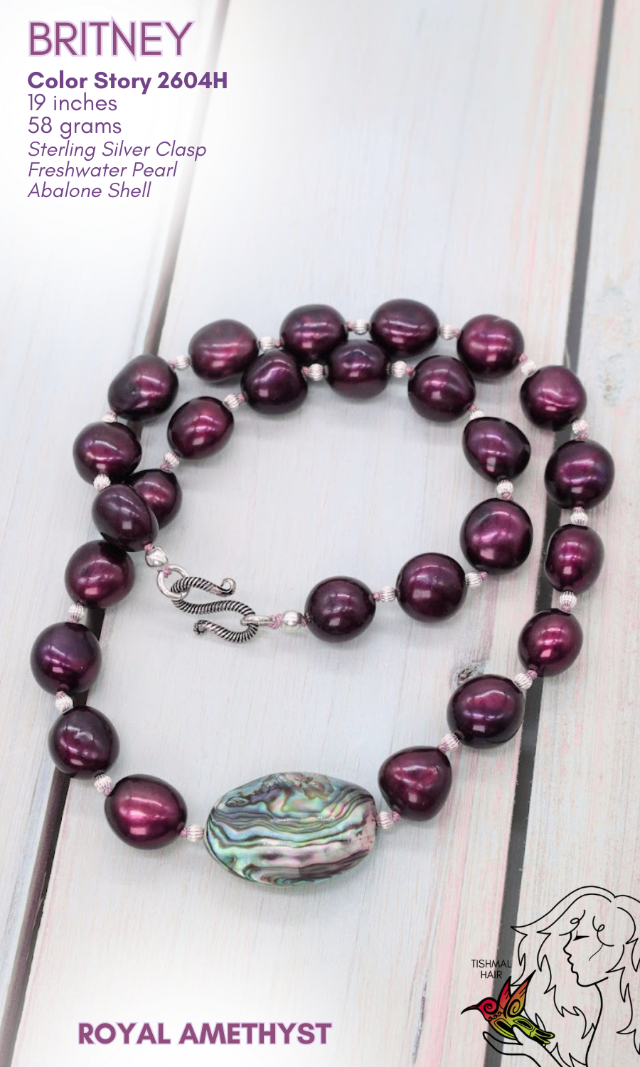 Royal Amethyst Britney Necklace 2604H