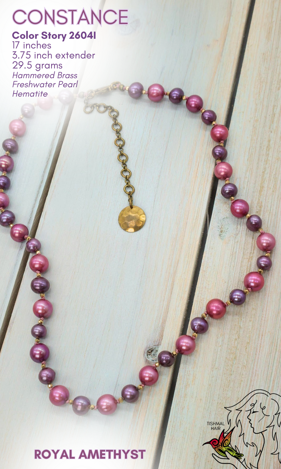 Royal Amethyst Constance Necklace 2604I