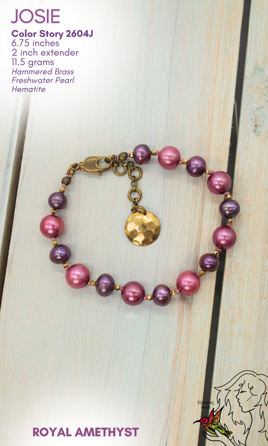 Royal Amethyst Josie Bracelet 2604J