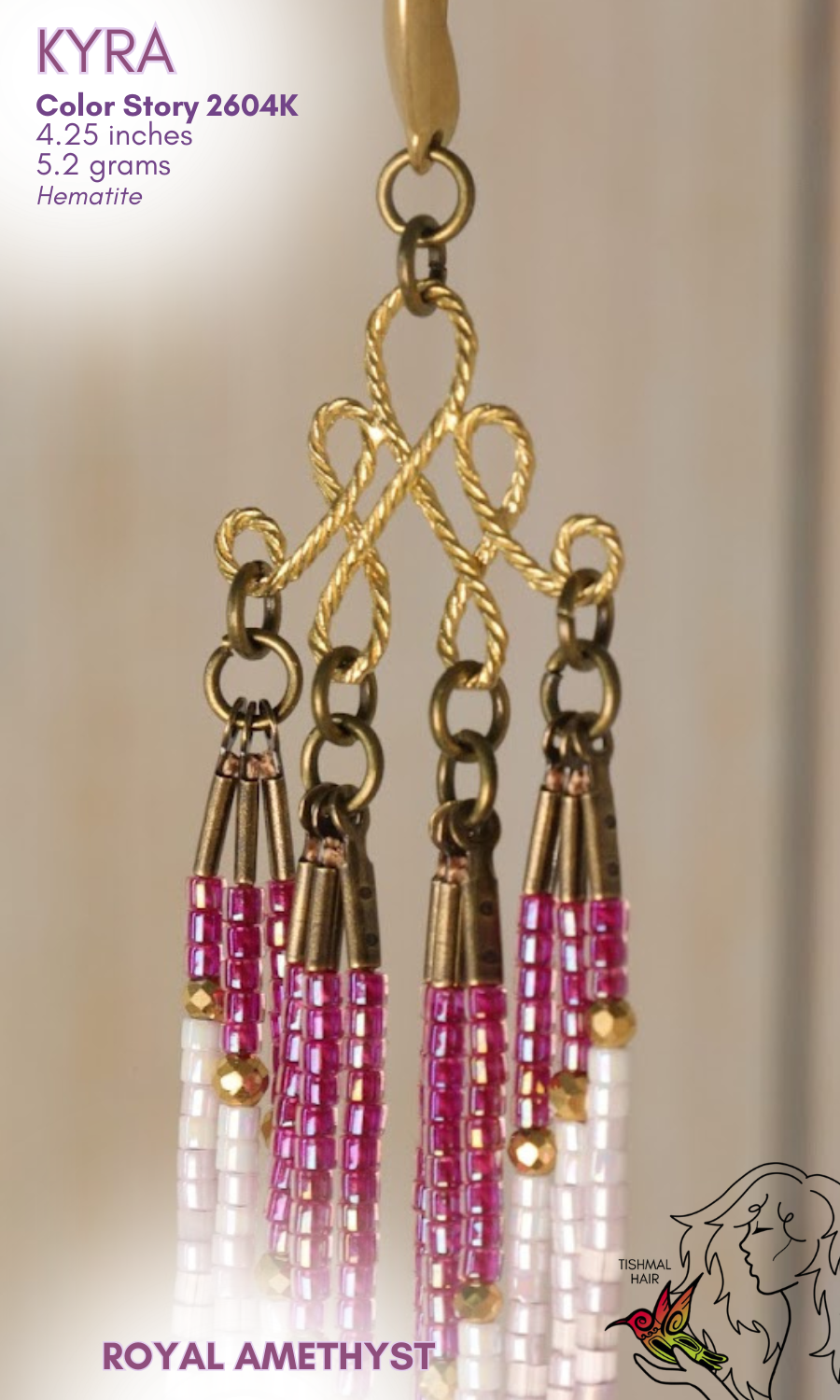 Royal Amethyst Kyra Earrings 2604K