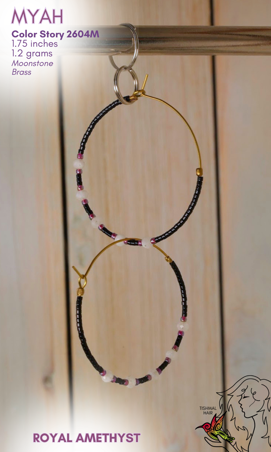 Royal Amethyst Myah Earrings 2604M