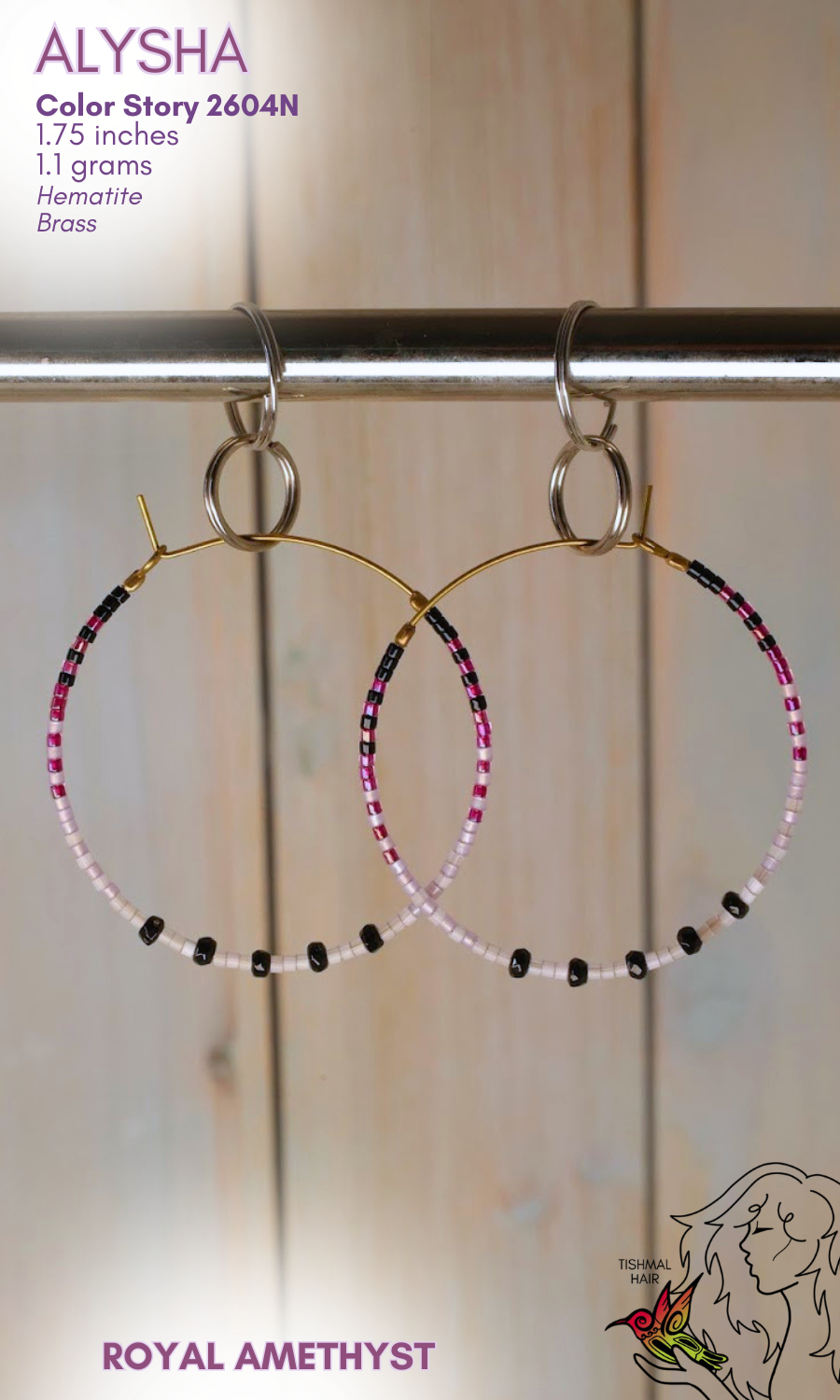 Royal Amethyst Alysha Earrings 2604N