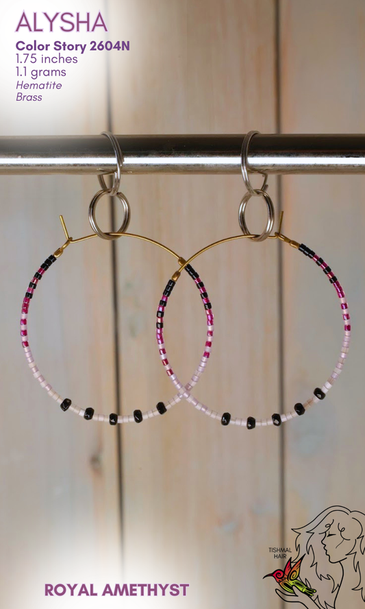 Royal Amethyst Alysha Earrings 2604N