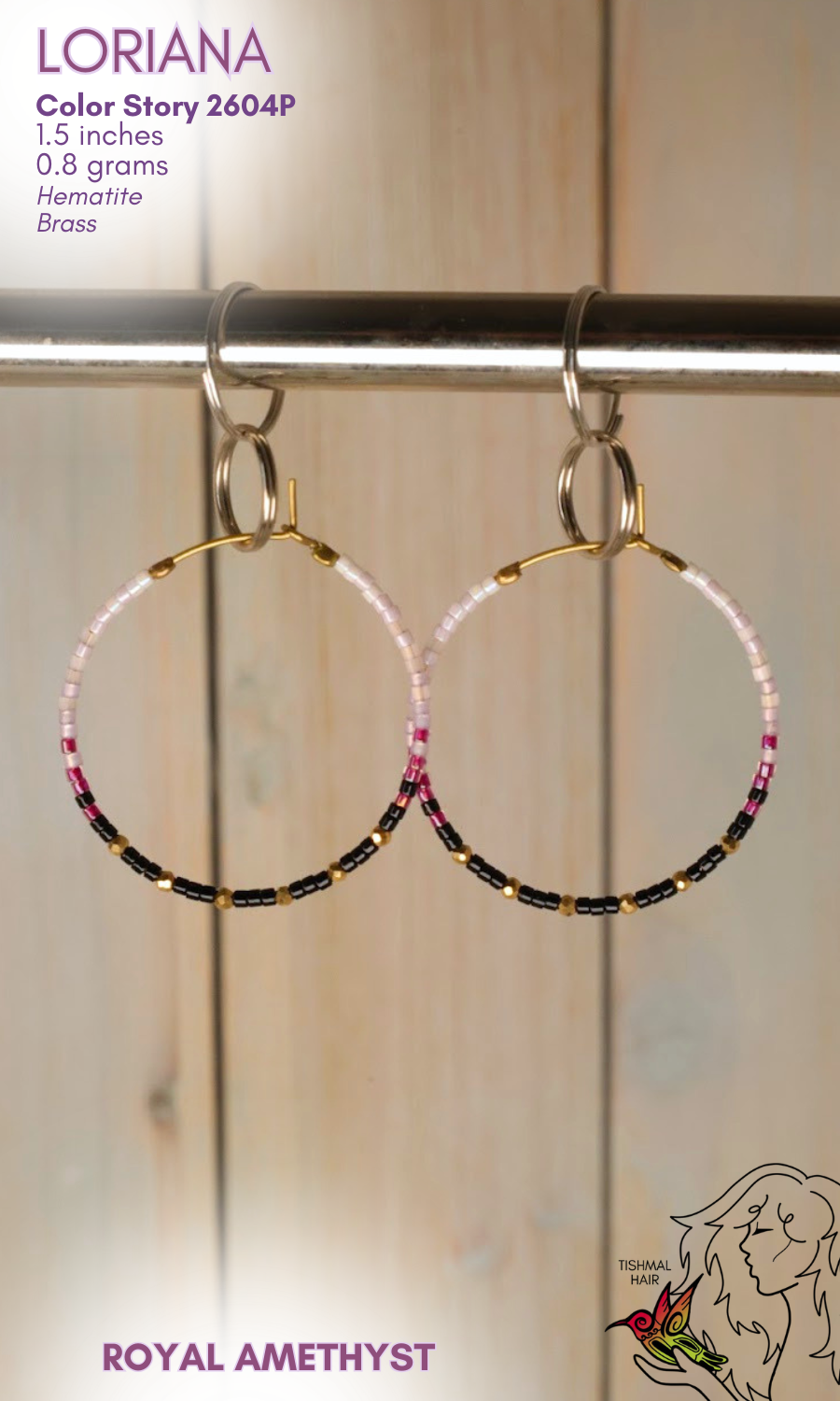 Royal Amethyst Loriana Earrings 2604P