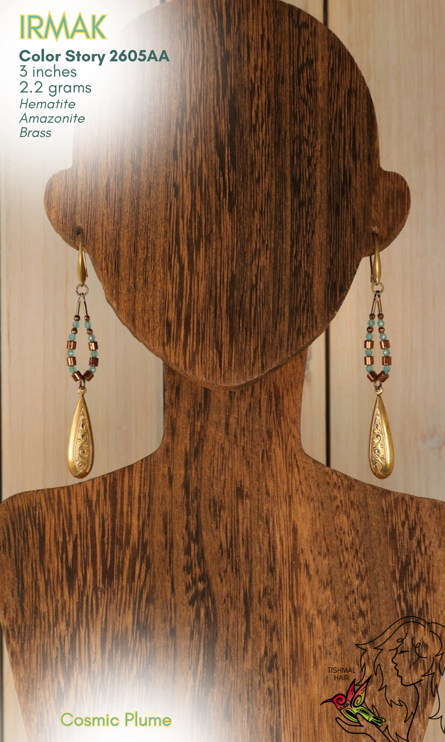 Cosmic Plume Irmak Earrings 2605AA