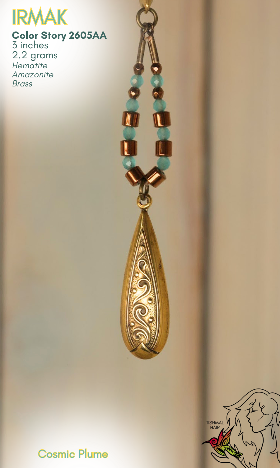 Cosmic Plume Irmak Earrings 2605AA