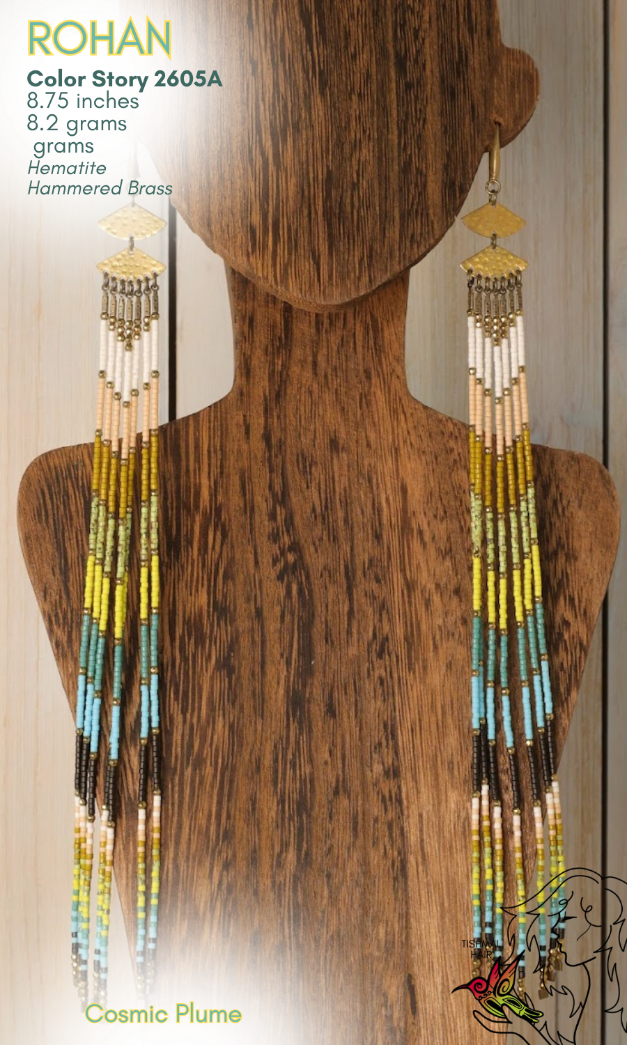 Cosmic Plume Rohan Earrings 2605A