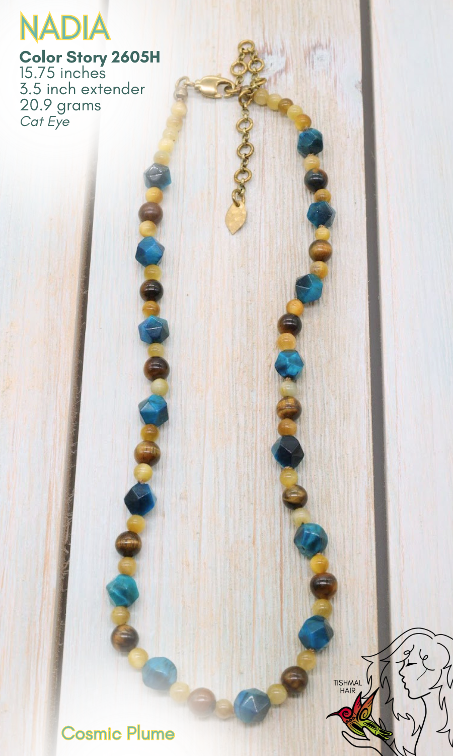 Cosmic Plume Nadia Necklace 2605H