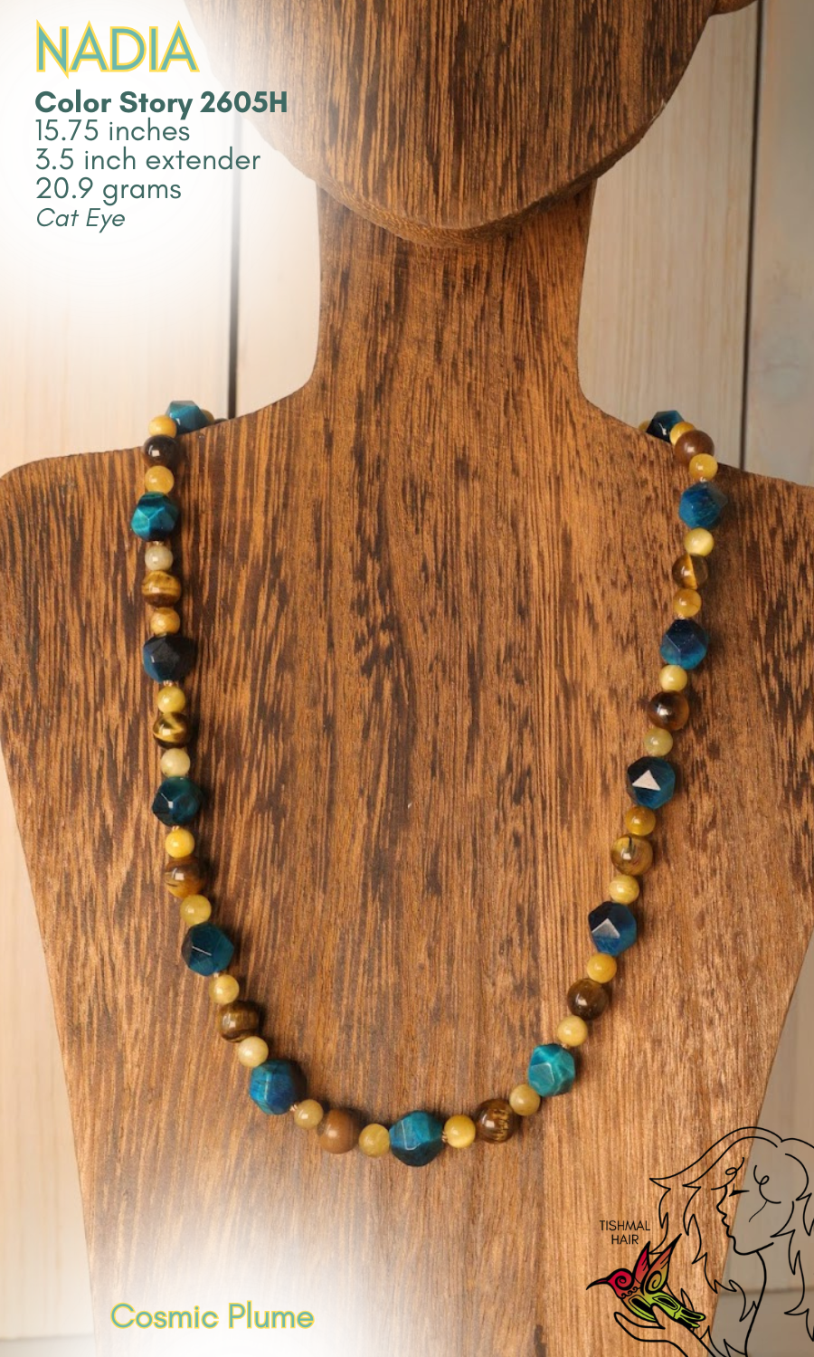 Cosmic Plume Nadia Necklace 2605H