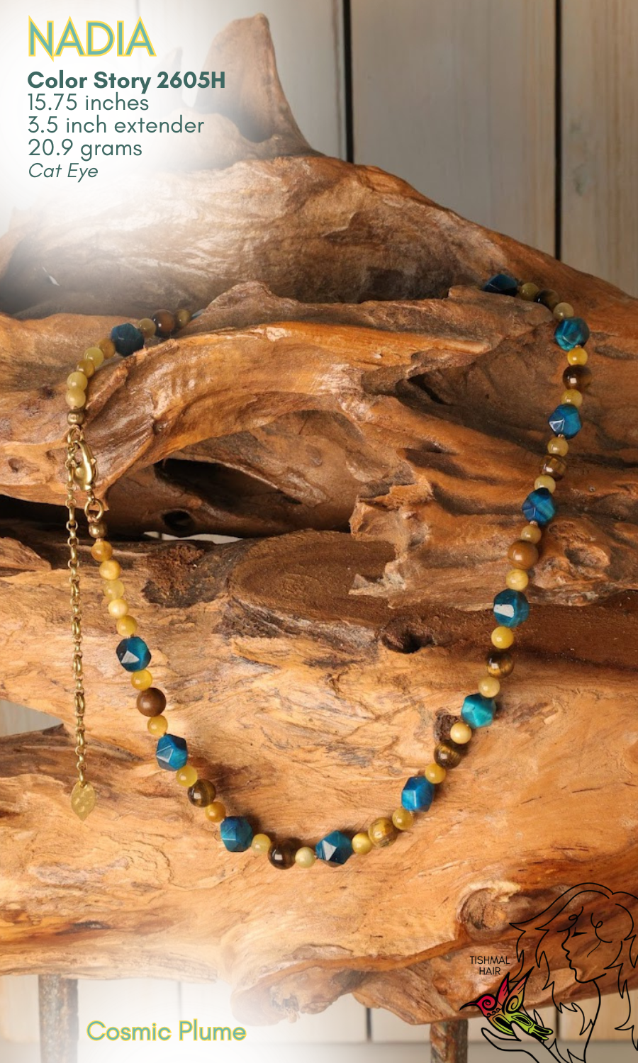 Cosmic Plume Nadia Necklace 2605H