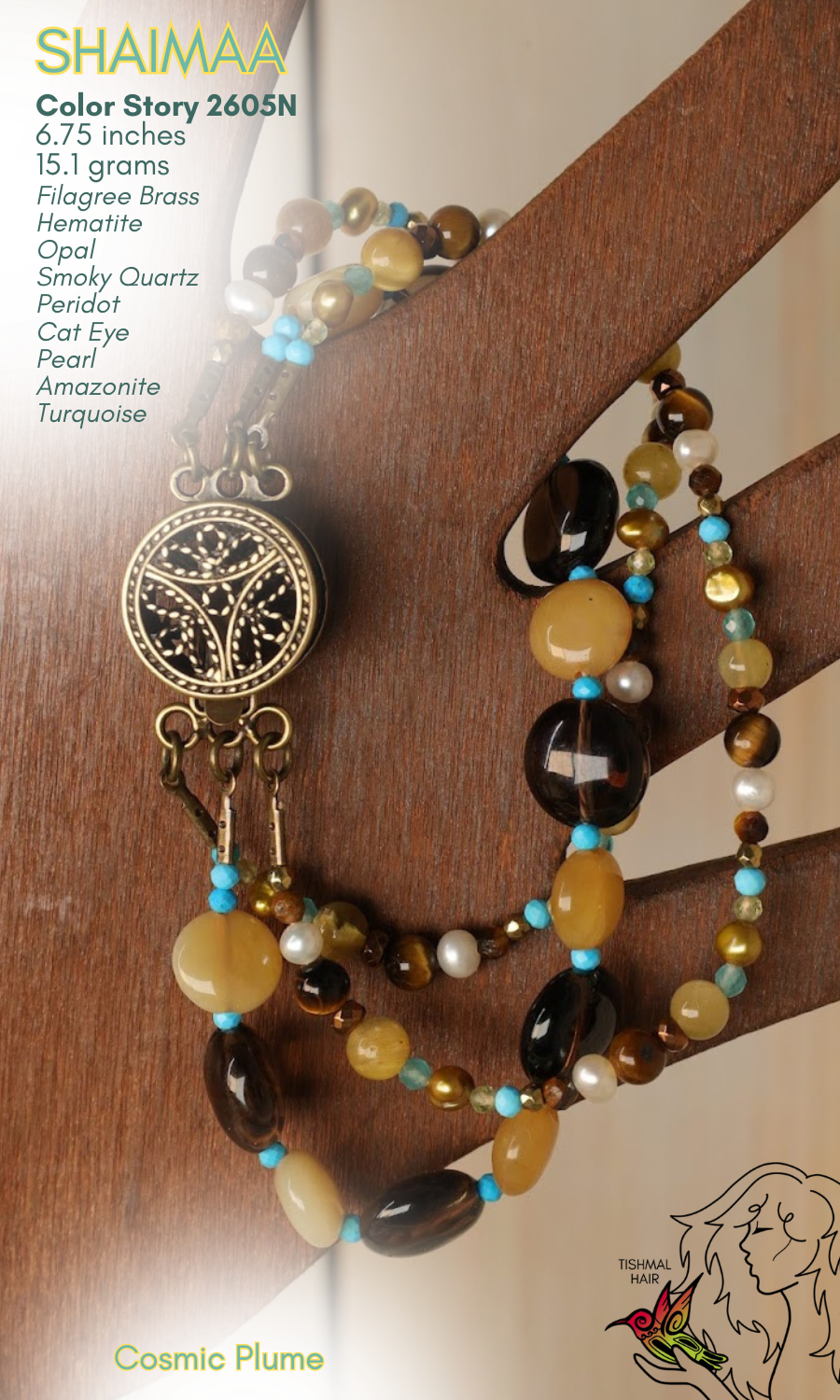 Cosmic Plume Shaimaa Bracelet 2605N