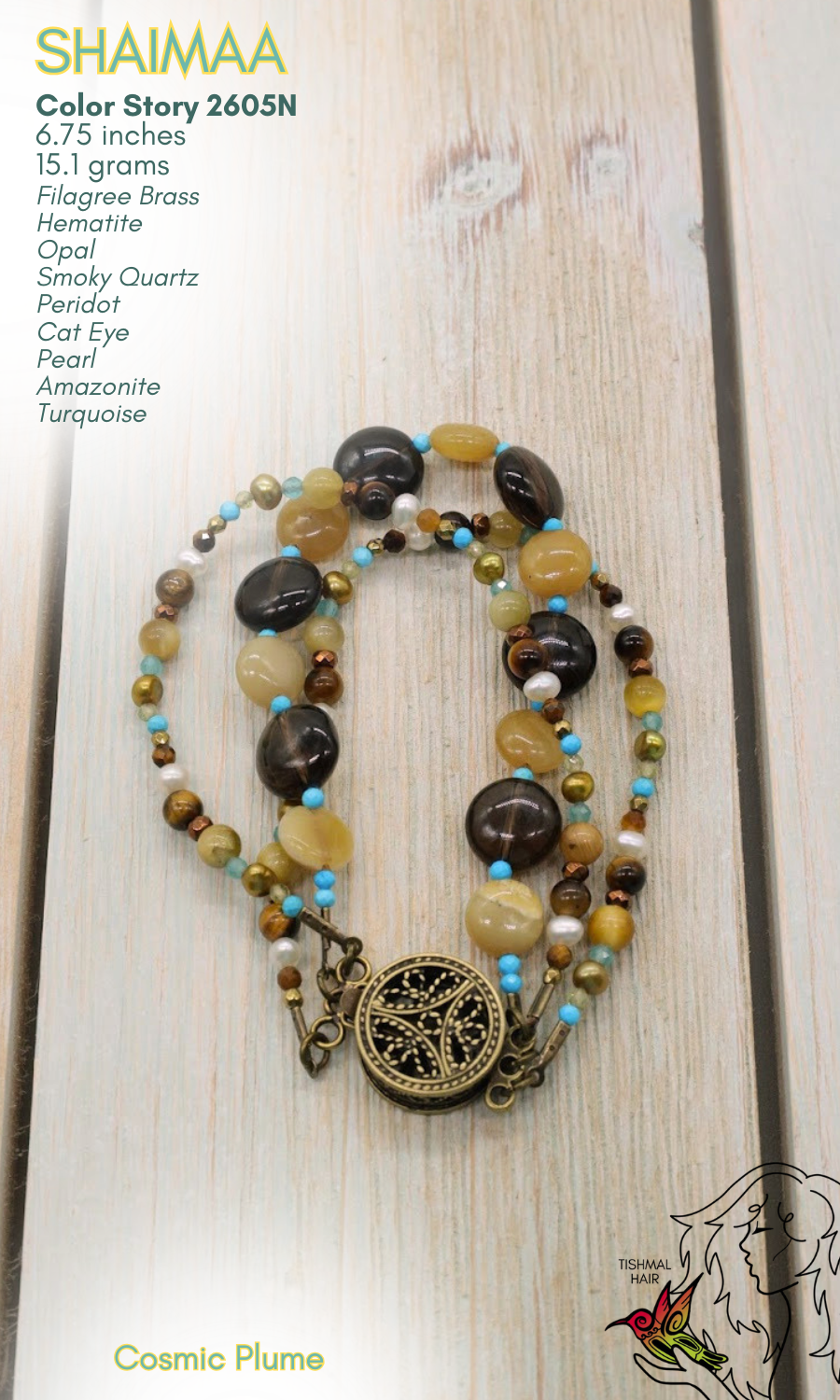 Cosmic Plume Shaimaa Bracelet 2605N