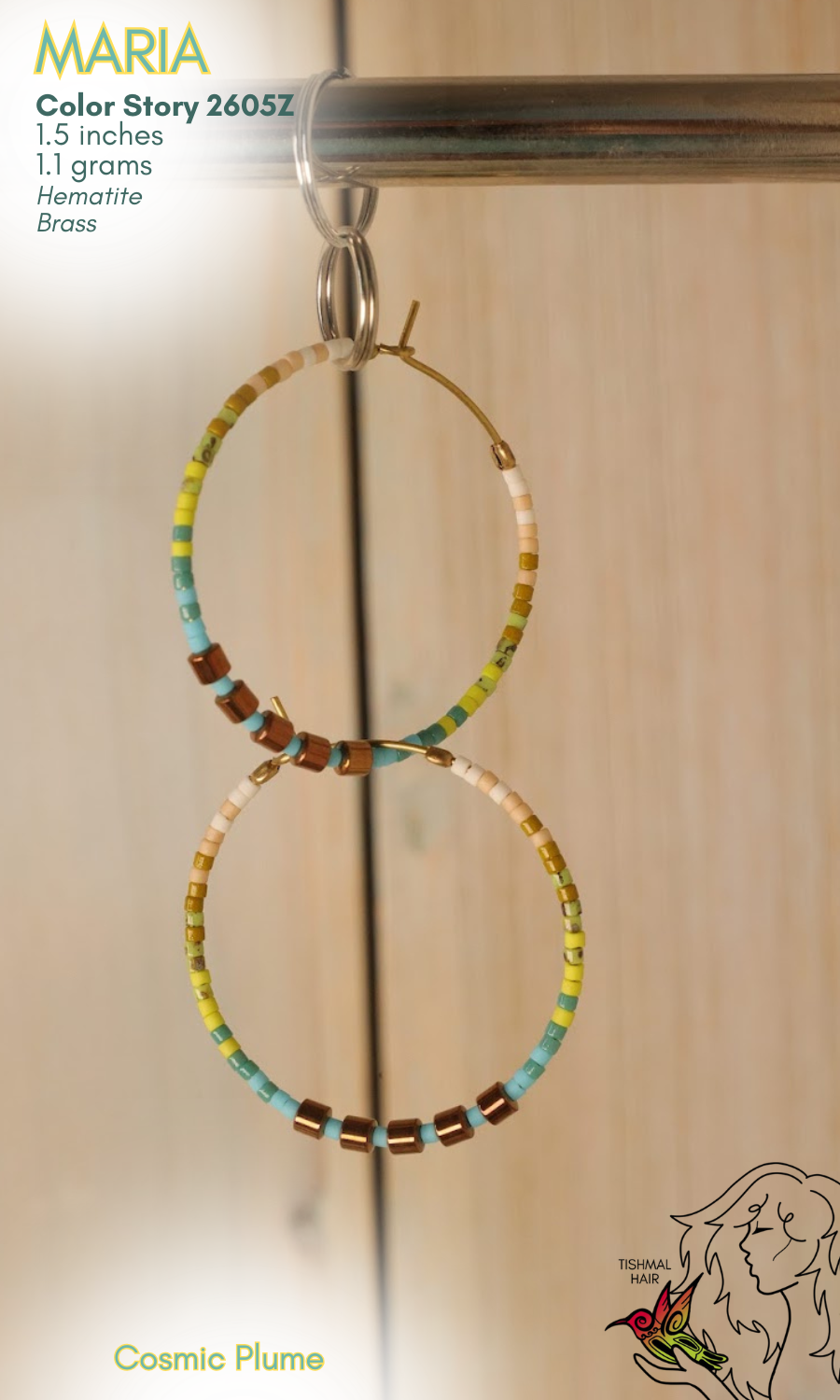 Cosmic Plume Maria Earrings 2605Z