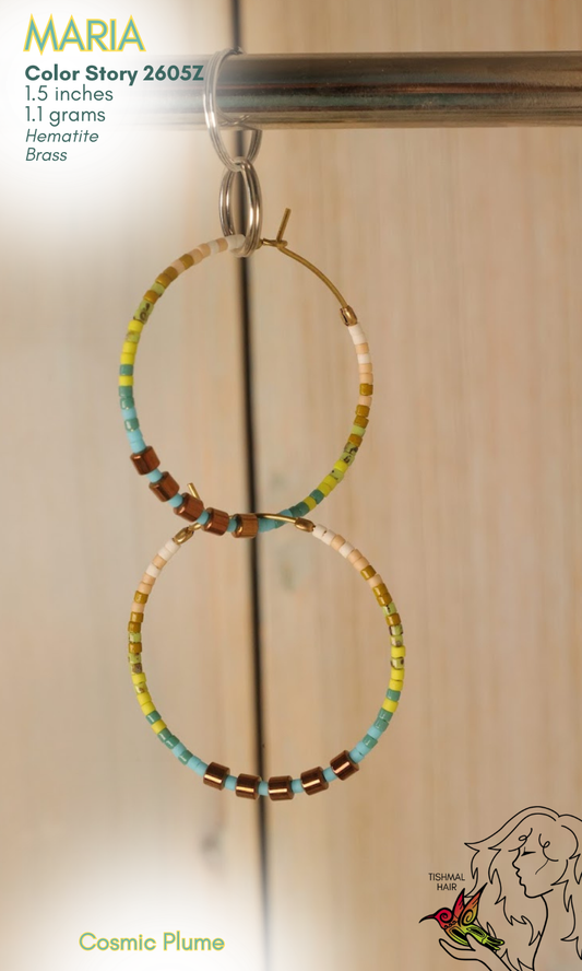 Cosmic Plume Maria Earrings 2605Z