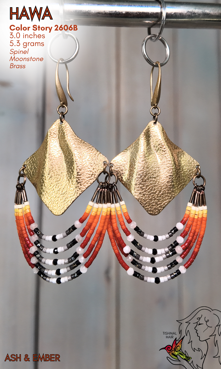 Ash & Ember Hawa Earrings 2606B