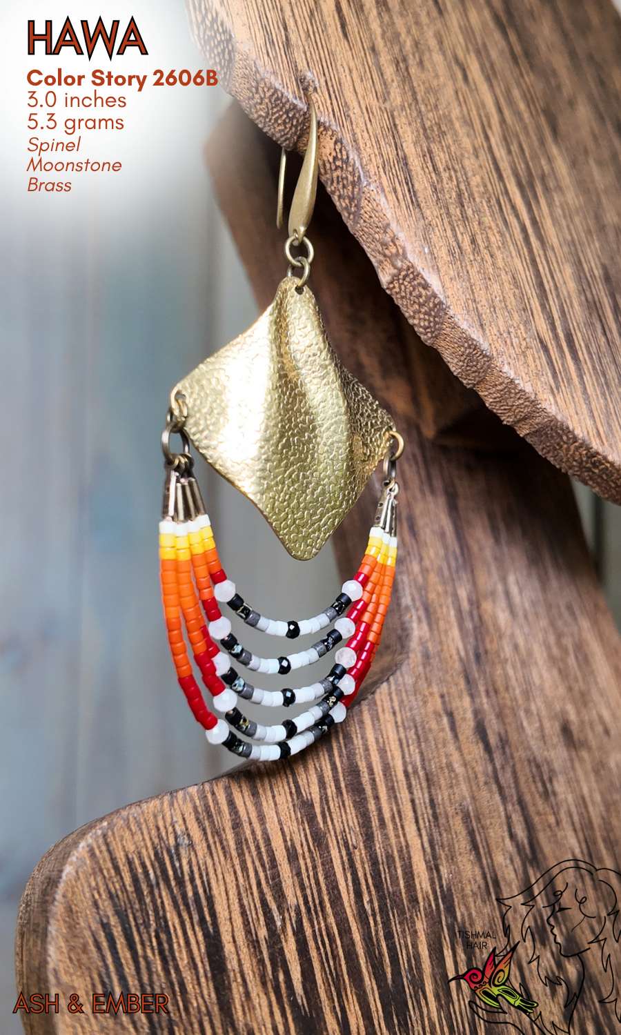 Ash & Ember Hawa Earrings 2606B