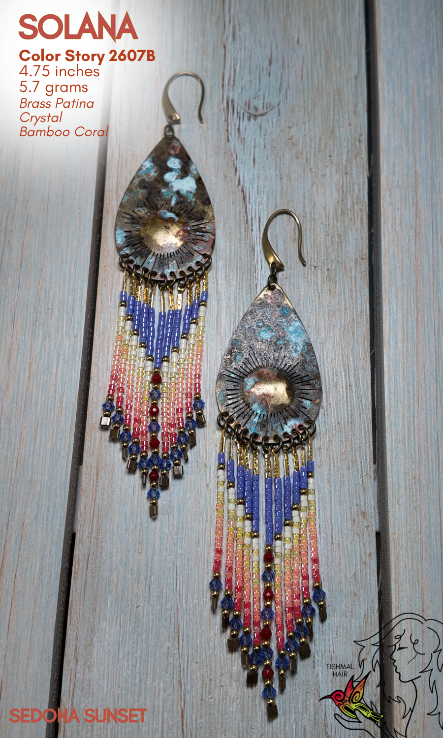 Sedona Sunset Solana Earrings 2607B