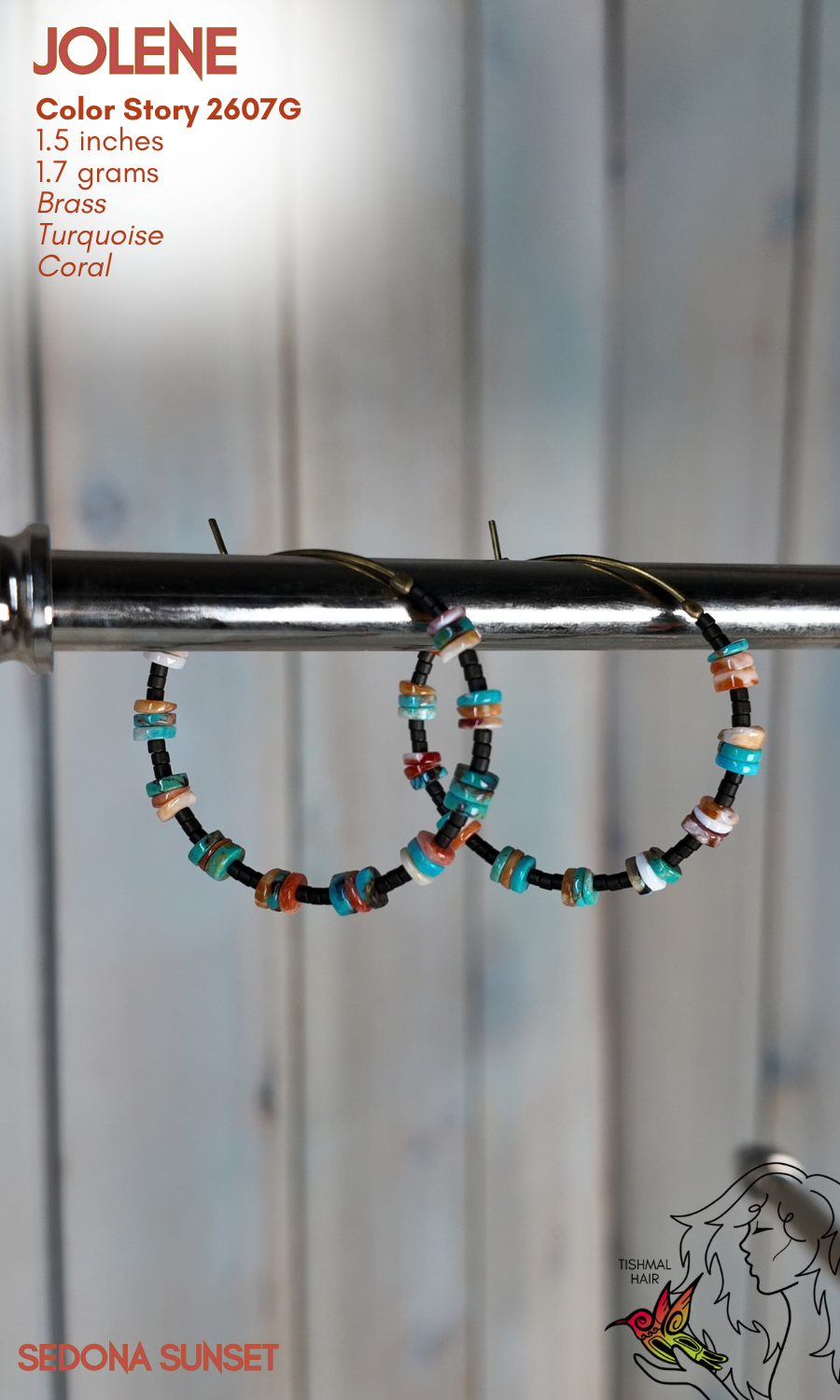 Sedona Sunset Jolene Earrings 2607G