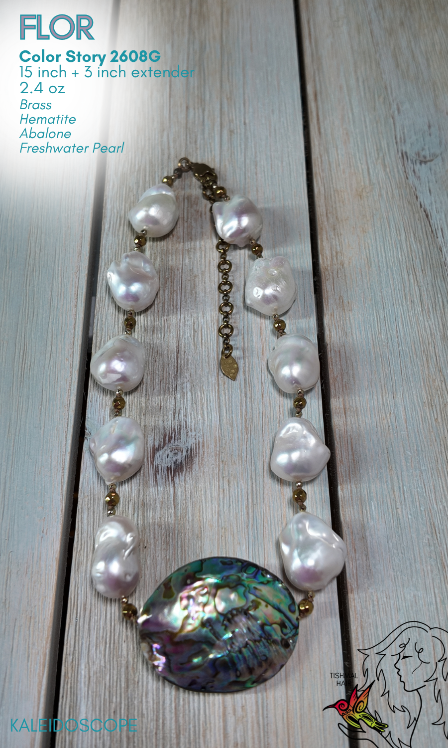 Kaleidoscope Flor Necklace 2608G