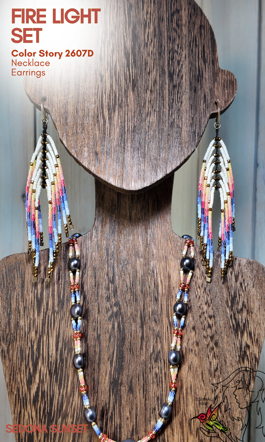 Sedona Sunset Fire Light Set 2607D