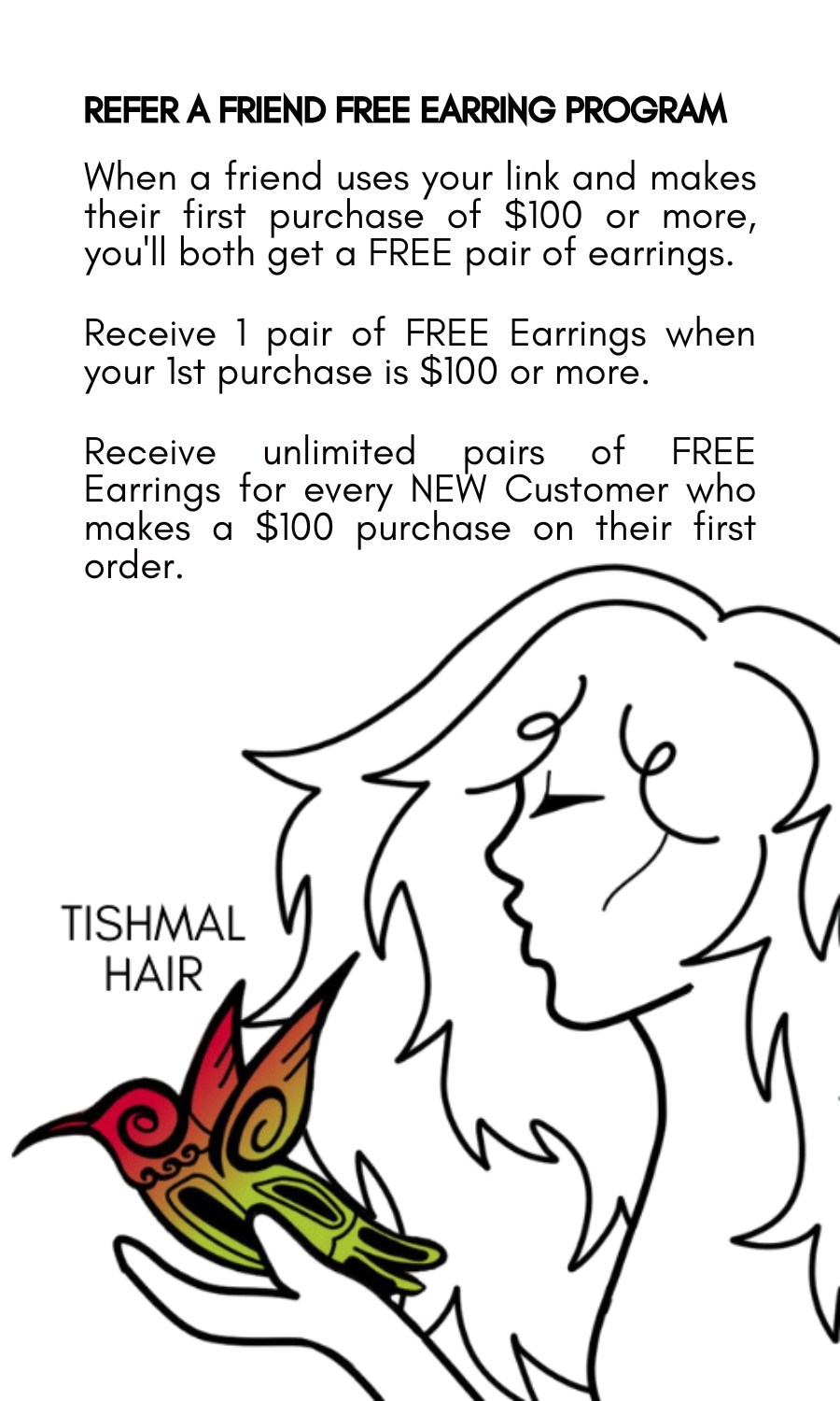 Refer-a-Friend Free Earring Incentive